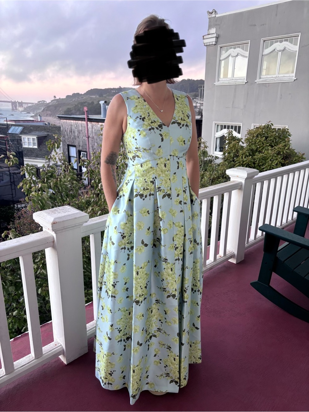 NWT Sachin + Babi Brooke Floral Gown - Picture 5 of 5